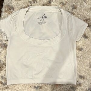 Free People Intimately seamless scoop neck crop top xs/s white